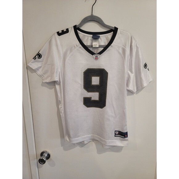 Women's L New Orleans Saints #9 Drew Brees NFL On Field  Jersey 21x25” - Picture 1 of 10